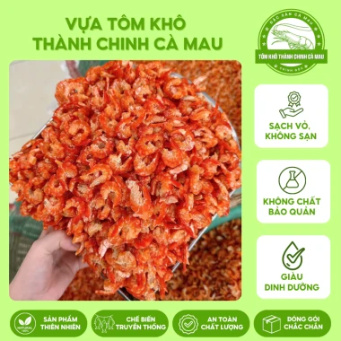 Tôm khô sú thiên nhiên Cà Mau 200g - Giảm giá còn 210k, hàng hiếm ngon đặc biệt 2