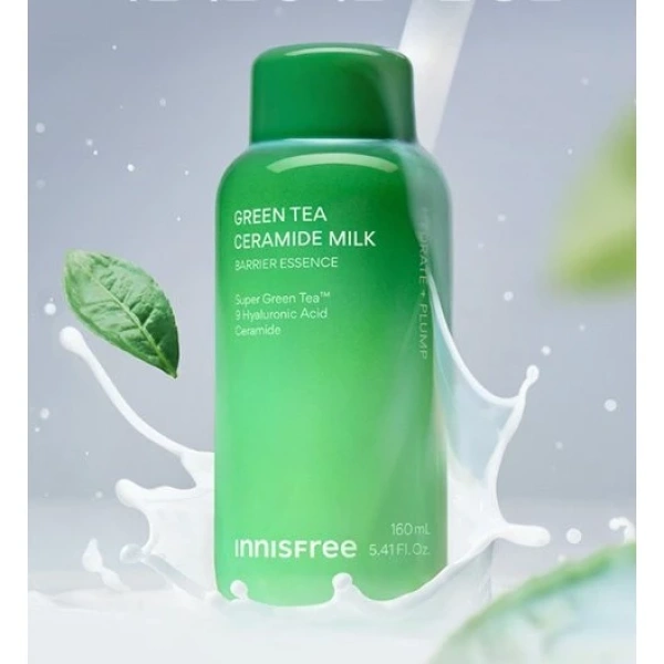Hình ảnh sản phẩm Toner sữa cấp ẩm INNISFREE Green Tea Ceramide Milk - Phục hồi dưỡng ẩm, chỉ 309.649₫