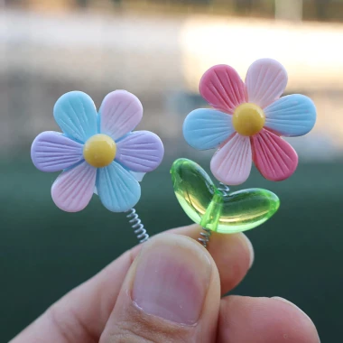 TOP Charm Trang Trí Nội Thất Xe Ô Tô, Bàn Làm Việc - Bông Hoa, Động Vật Đáng Yêu Giá Chỉ 23999đ 5