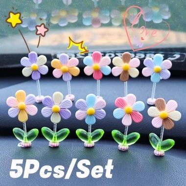 TOP Charm Trang Trí Nội Thất Xe Ô Tô, Bàn Làm Việc - Bông Hoa, Động Vật Đáng Yêu Giá Chỉ 23999đ 11
