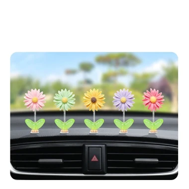 TOP Charm Trang Trí Nội Thất Xe Ô Tô, Bàn Làm Việc - Bông Hoa, Động Vật Đáng Yêu Giá Chỉ 23999đ 21