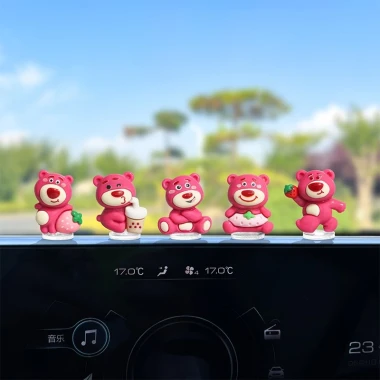 TOP Charm Trang Trí Nội Thất Xe Ô Tô, Bàn Làm Việc - Bông Hoa, Động Vật Đáng Yêu Giá Chỉ 23999đ 30