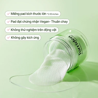 Torriden chính hãng Toner Pad Balanceful Cica 180ml 60 miếng - Dưỡng ẩm, cân bằng da, giá ưu đãi 277.200