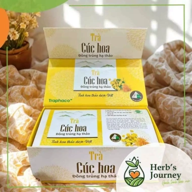 Trà Cúc hoa Đông trùng hạ thảo - Traphaco - Hộp 10 gói x 2 túi lọc x 2gam 3
