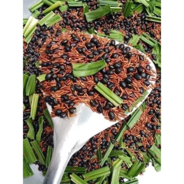 TRÀ GẠO LỨT ĐẬU ĐEN LÁ DỨA 1kg GIÁ CỰC SỐC - CHỈ 62000Đ 2