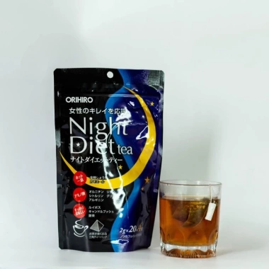 Trà giảm cân Night Diet Tea Orihiro 20 gói/túi và 24 gói/túi 6