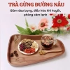 Trà gừng đường nâu - Hộp 30 gói TẶNG BÌNH - Giảm đau bụng ngày d.â..u, bổ huyết, ngăn ngừa cảm lạnh, detox cơ thể