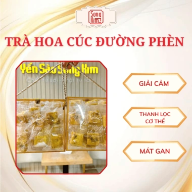 Trà Hoa Cúc Đường Phèn Mật Ong Song Kim, Thanh Nhiệt, Giải Khát, Giúp Ngủ Ngon, Làm Đẹp Da, Tốt Cho Sức Khỏe