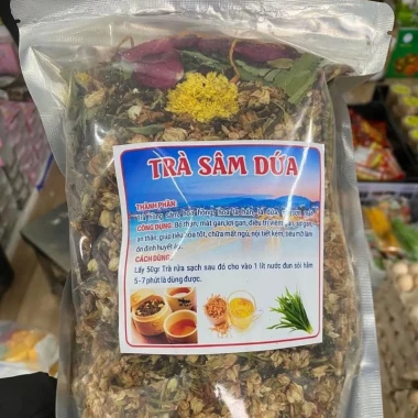 Trà Sâm Dứa Mát Gan Thanh Nhiệt - Giảm Căng Thẳng, Dễ Ngủ, 500g Túi Zip Giá Tốt 49k 5 Trà Sâm Dứa Mát Gan Thanh Nhiệt - Giảm Căng Thẳng, Dễ Ngủ, 500g Túi Zip Giá Tốt 49k 5
