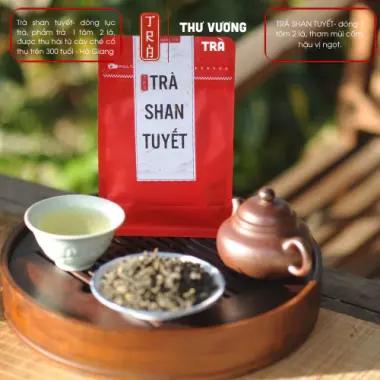Trà Shan Tuyết cổ thụ Hà Giang 300 tuổi - Trà 1 tôm 1 lá tươi ngon giá chỉ 120k 2