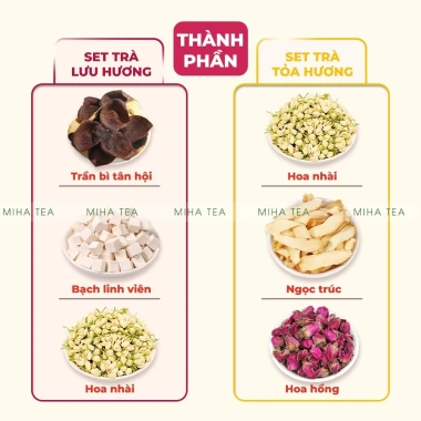 Trà thảo mộc MIHA TEA mix sẵn, khử mùi, giảm mồ hôi – Chỉ 95.000đ (Giá gốc 118.750đ)