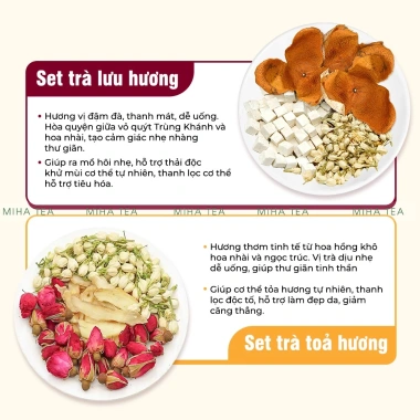 Trà thảo mộc MIHA TEA mix sẵn, khử mùi, giảm mồ hôi – Chỉ 95.000đ (Giá gốc 118.750đ)