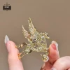 Trâm cài ngựa pha lê sang trọng, phụ kiện thời trang tiệc tùng, giá giảm 70.950 2
