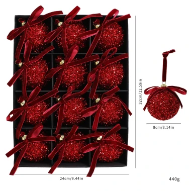Trang Trí Noel Giáng Sinh - Mặt Dây Chuyền Cây Thông 3.14 Quả Bóng Chỉ 447k 12