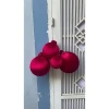 Trang Trí Noel - Quả Châu Nhung Đỏ Decor Sự Kiện GIÁM 17% Chỉ 20.900đ 4