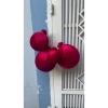Trang Trí Noel - Quả Châu Nhung Đỏ Decor Sự Kiện GIÁM 17% Chỉ 20.900đ 5