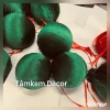 Trang Trí Noel - Quả Châu Nhung Đỏ Decor Sự Kiện GIÁM 17% Chỉ 20.900đ 17