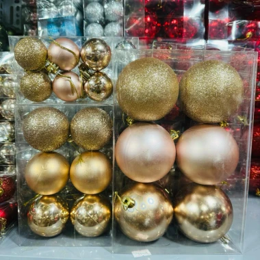 Trang Trí Noel - Set 6 Quả Châu Lớn Phi 8-10cm Giảm Giá 56k Thay 70.5k 11 Trang Trí Noel - Set 6 Quả Châu Lớn Phi 8-10cm Giảm Giá 56k Thay 70.5k 11
