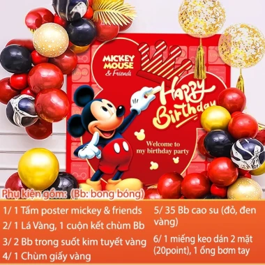 Trang Trí Sinh Nhật Người Nhện Siêu Nhân - Bộ Poster & Ống Bơm Tay Giá Cực Rẻ 151k 12