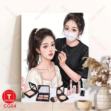 Tranh Canvas Cô Gái Làm Nail Mi Spa Makeup Treo Tường Dễ Dàng Không Cần Khoan - Giảm Giá 70k 7 Tranh Canvas Cô Gái Làm Nail Mi Spa Makeup Treo Tường Dễ Dàng Không Cần Khoan - Giảm Giá 70k 7