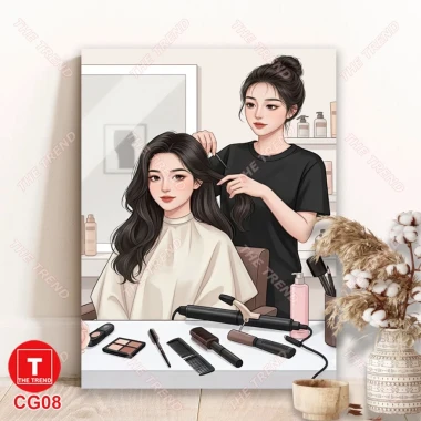 Tranh Canvas Cô Gái Làm Nail Mi Spa Makeup Treo Tường Dễ Dàng Không Cần Khoan - Giảm Giá 70k 11 Tranh Canvas Cô Gái Làm Nail Mi Spa Makeup Treo Tường Dễ Dàng Không Cần Khoan - Giảm Giá 70k 11