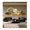 Tranh Đồng Hồ Điện Tử có điều khiển LED từ xa treo tường phòng khách, phòng ngủ, nơi nghỉ dưỡng cao cấp.. 4