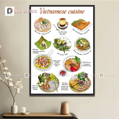 Tranh Món Ăn Việt Nam - Hà Nội, Sài Gòn, Miền Trung - Giá Cực Sốc 100100 VND 21 Tranh Món Ăn Việt Nam - Hà Nội, Sài Gòn, Miền Trung - Giá Cực Sốc 100100 VND 21
