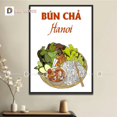 Tranh Món Ăn Việt Nam - Hà Nội, Sài Gòn, Miền Trung - Giá Cực Sốc 100100 VND 23 Tranh Món Ăn Việt Nam - Hà Nội, Sài Gòn, Miền Trung - Giá Cực Sốc 100100 VND 23