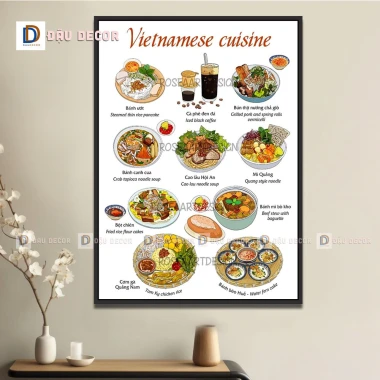 Tranh Món Ăn Việt Nam - Hà Nội, Sài Gòn, Miền Trung - Giá Cực Sốc 100100 VND 34 Tranh Món Ăn Việt Nam - Hà Nội, Sài Gòn, Miền Trung - Giá Cực Sốc 100100 VND 34