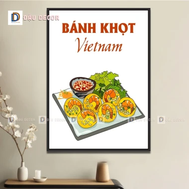 Tranh Món Ăn Việt Nam - Hà Nội, Sài Gòn, Miền Trung - Giá Cực Sốc 100100 VND 44 Tranh Món Ăn Việt Nam - Hà Nội, Sài Gòn, Miền Trung - Giá Cực Sốc 100100 VND 44