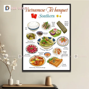 Tranh Món Ăn Việt Nam - Hà Nội, Sài Gòn, Miền Trung - Giá Cực Sốc 100100 VND 52 Tranh Món Ăn Việt Nam - Hà Nội, Sài Gòn, Miền Trung - Giá Cực Sốc 100100 VND 52