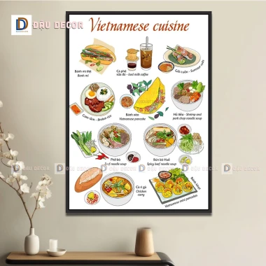 Tranh Món Ăn Việt Nam - Hà Nội, Sài Gòn, Miền Trung - Giá Cực Sốc 100100 VND 53 Tranh Món Ăn Việt Nam - Hà Nội, Sài Gòn, Miền Trung - Giá Cực Sốc 100100 VND 53