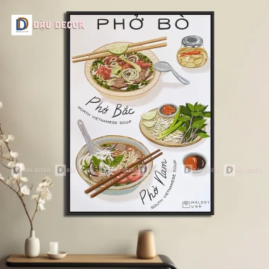 Tranh Món Ăn Việt Nam - Hà Nội, Sài Gòn, Miền Trung - Giá Cực Sốc 100100 VND 58 Tranh Món Ăn Việt Nam - Hà Nội, Sài Gòn, Miền Trung - Giá Cực Sốc 100100 VND 58