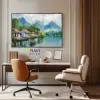 Tranh Phong Cảnh Việt Nam - Vịnh Hạ Long Canvas In Bền Màu Sắc Nét Treo Tường Phòng Khách 60x90cm 4
