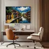 Tranh Phong Cảnh Việt Nam - Vịnh Hạ Long Canvas In Bền Màu Sắc Nét Treo Tường Phòng Khách 60x90cm 6