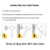 Tranh Phong Cảnh Việt Nam - Vịnh Hạ Long Canvas In Bền Màu Sắc Nét Treo Tường Phòng Khách 60x90cm 10