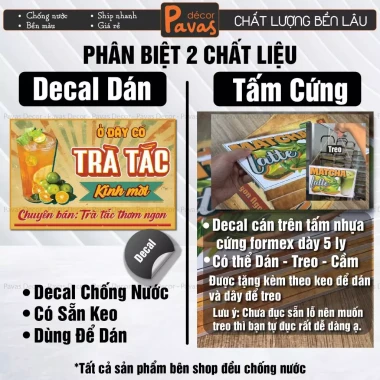 Tranh Poster Vintage Cà Phê Chống Nước DQ23 - Decal Trang Trí Quán Trà Sữa, Cửa Hàng Giá Tốt 19800đ 4