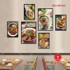 Tranh Quán Ăn - Nhà Hàng Dán Tường Giá Rẻ Chỉ 79k! Bộ 6 Tranh Ốc Beer Trà Sữa Mỳ Cay 10