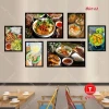 Tranh Quán Ăn - Nhà Hàng Dán Tường Giá Rẻ Chỉ 79k! Bộ 6 Tranh Ốc Beer Trà Sữa Mỳ Cay 11