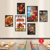 Tranh Quán Ăn - Nhà Hàng Dán Tường Giá Rẻ Chỉ 79k! Bộ 6 Tranh Ốc Beer Trà Sữa Mỳ Cay 14
