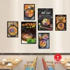 Tranh Quán Ăn - Nhà Hàng Dán Tường Giá Rẻ Chỉ 79k! Bộ 6 Tranh Ốc Beer Trà Sữa Mỳ Cay 17