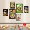 Tranh Quán Ăn - Nhà Hàng Dán Tường Giá Rẻ Chỉ 79k! Bộ 6 Tranh Ốc Beer Trà Sữa Mỳ Cay 19