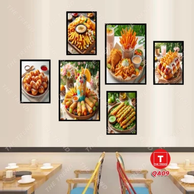 Tranh Quán Ăn - Nhà Hàng Dán Tường Giá Rẻ Chỉ 79k! Bộ 6 Tranh Ốc Beer Trà Sữa Mỳ Cay 21 Tranh Quán Ăn - Nhà Hàng Dán Tường Giá Rẻ Chỉ 79k! Bộ 6 Tranh Ốc Beer Trà Sữa Mỳ Cay 21