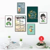 Tranh Quán Ăn - Nhà Hàng Dán Tường Giá Rẻ Chỉ 79k! Bộ 6 Tranh Ốc Beer Trà Sữa Mỳ Cay 25