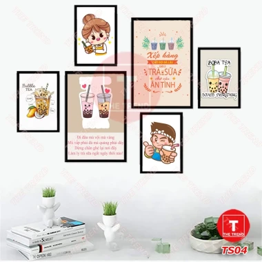 Tranh Quán Ăn - Nhà Hàng Dán Tường Giá Rẻ Chỉ 79k! Bộ 6 Tranh Ốc Beer Trà Sữa Mỳ Cay 28 Tranh Quán Ăn - Nhà Hàng Dán Tường Giá Rẻ Chỉ 79k! Bộ 6 Tranh Ốc Beer Trà Sữa Mỳ Cay 28