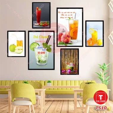 Tranh Quán Ăn - Nhà Hàng Dán Tường Giá Rẻ Chỉ 79k! Bộ 6 Tranh Ốc Beer Trà Sữa Mỳ Cay 34 Tranh Quán Ăn - Nhà Hàng Dán Tường Giá Rẻ Chỉ 79k! Bộ 6 Tranh Ốc Beer Trà Sữa Mỳ Cay 34