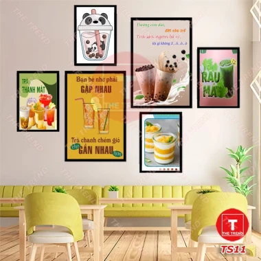 Tranh Quán Ăn - Nhà Hàng Dán Tường Giá Rẻ Chỉ 79k! Bộ 6 Tranh Ốc Beer Trà Sữa Mỳ Cay 35 Tranh Quán Ăn - Nhà Hàng Dán Tường Giá Rẻ Chỉ 79k! Bộ 6 Tranh Ốc Beer Trà Sữa Mỳ Cay 35