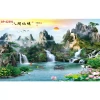 Tranh Sơn Thủy Hữu Tình 3D Lụa Dán Tường Giá Cực Sốc - Giảm Từ 89010 Xuống 69000 VND 8