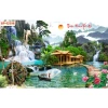 Tranh Sơn Thủy Hữu Tình 3D Lụa Dán Tường Giá Cực Sốc - Giảm Từ 89010 Xuống 69000 VND 10