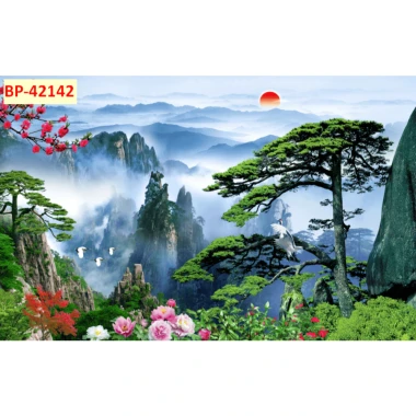 Tranh Sơn Thủy Hữu Tình 3D Lụa Dán Tường Giá Cực Sốc - Giảm Từ 89010 Xuống 69000 VND 12 Tranh Sơn Thủy Hữu Tình 3D Lụa Dán Tường Giá Cực Sốc - Giảm Từ 89010 Xuống 69000 VND 12